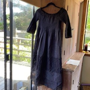 Witchy Max Studio smocked Black maxi